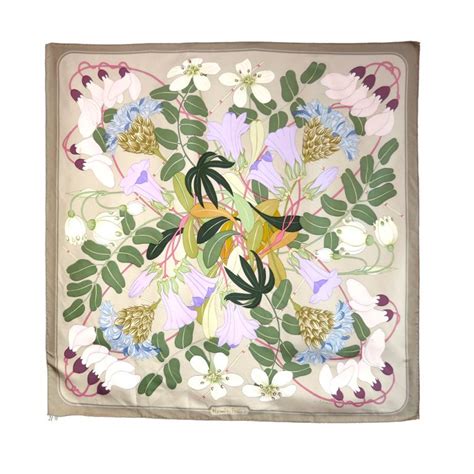 hermes floral scarf valance.